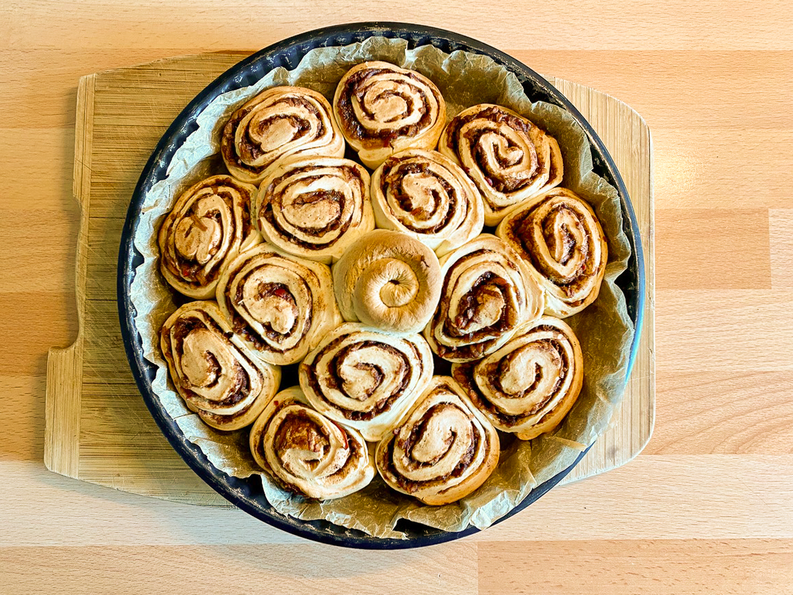 Apfel-Zimt-Schnecken